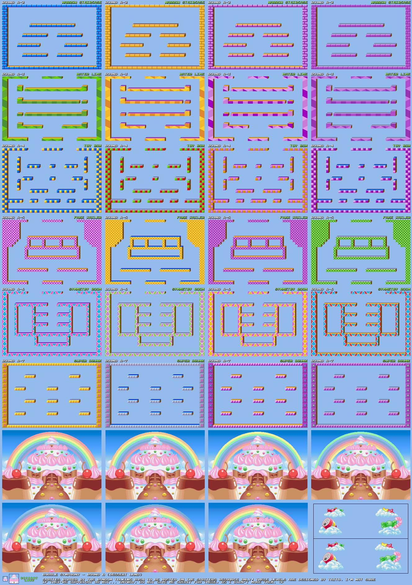 Bubble Symphony / Bubble Bobble II - Round A-2 (Dessert Land)