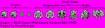 Makaimura Gaiden: The Demon Darkness - Dagon & Skull Satan
