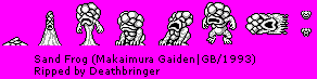 Makaimura Gaiden: The Demon Darkness - Sand Frog