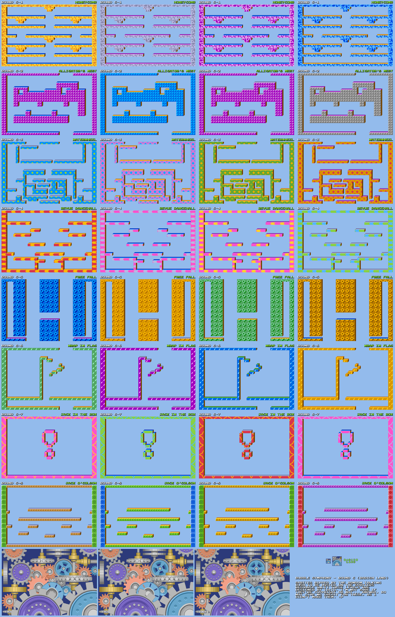 Bubble Symphony / Bubble Bobble II - Round C (Radish Land)