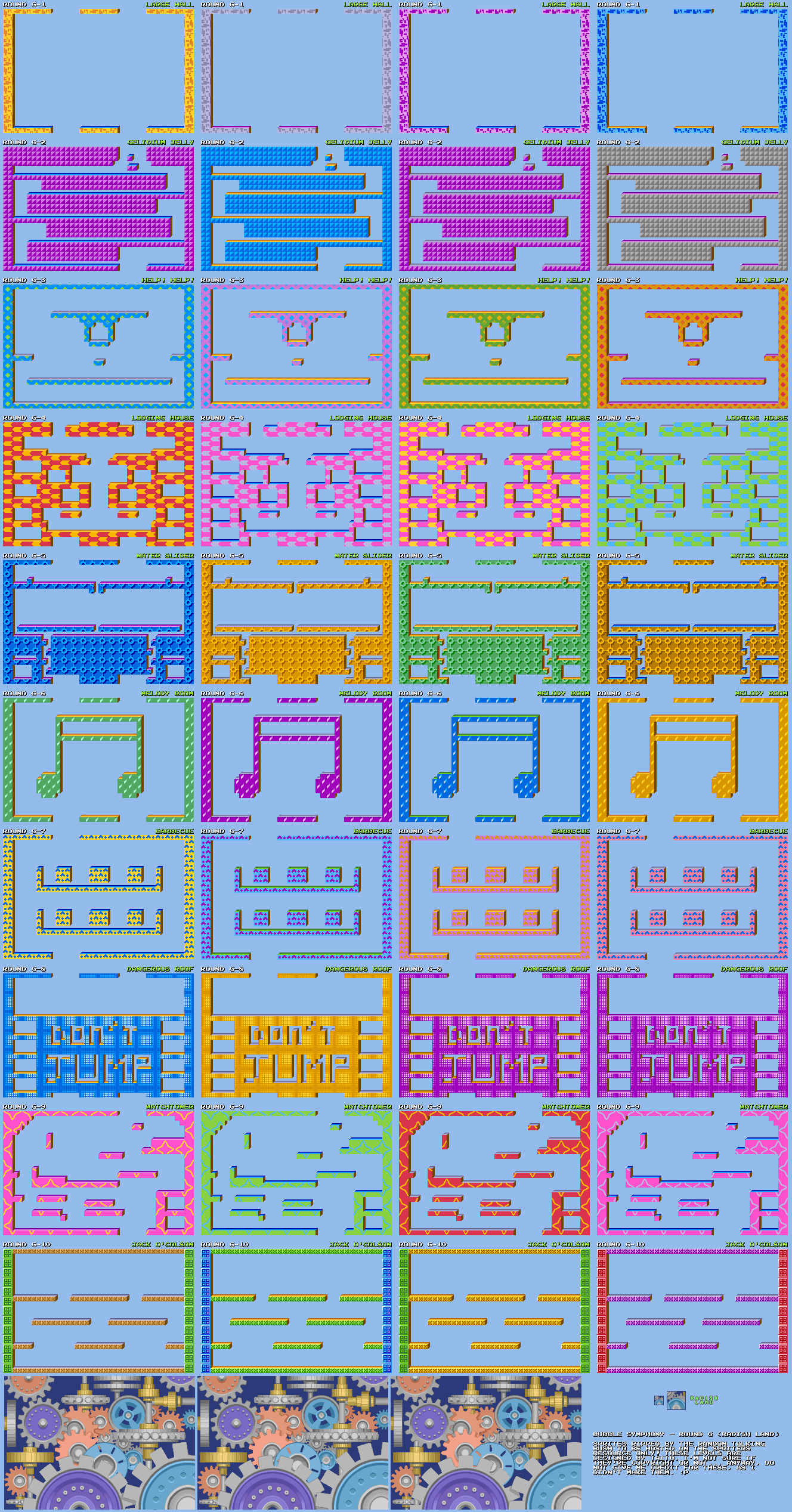 Bubble Symphony / Bubble Bobble II - Round G (Radish Land)