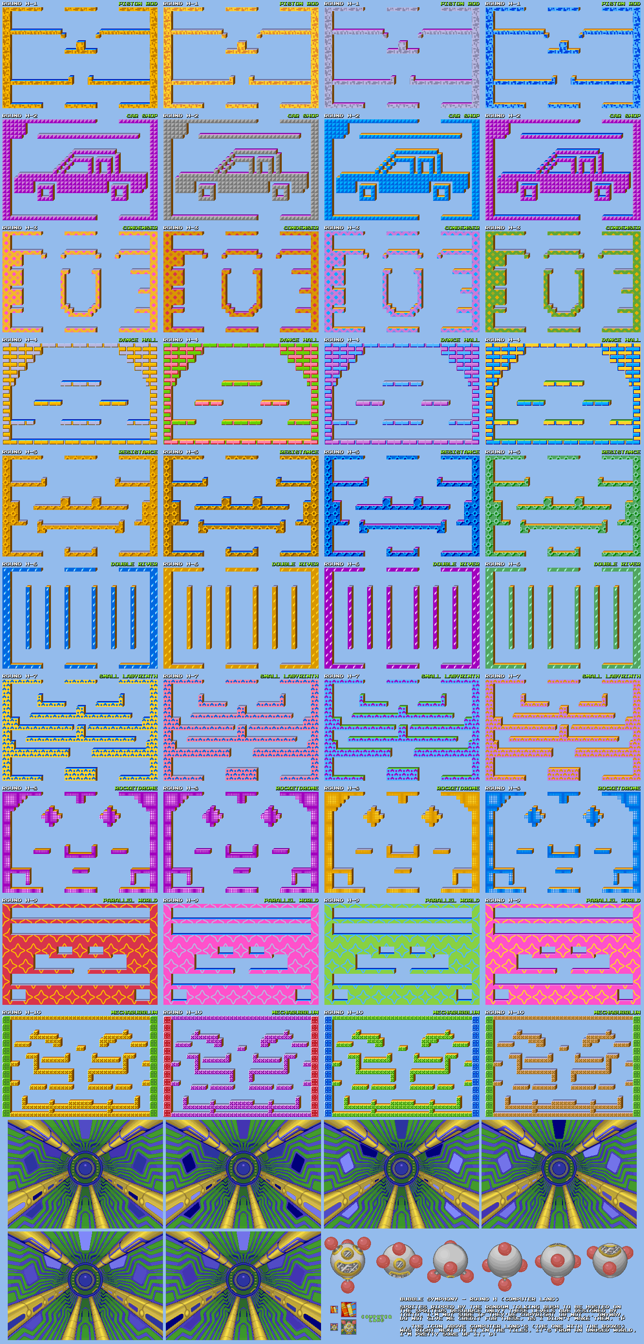 Bubble Symphony / Bubble Bobble II - Round H (Computer Land)