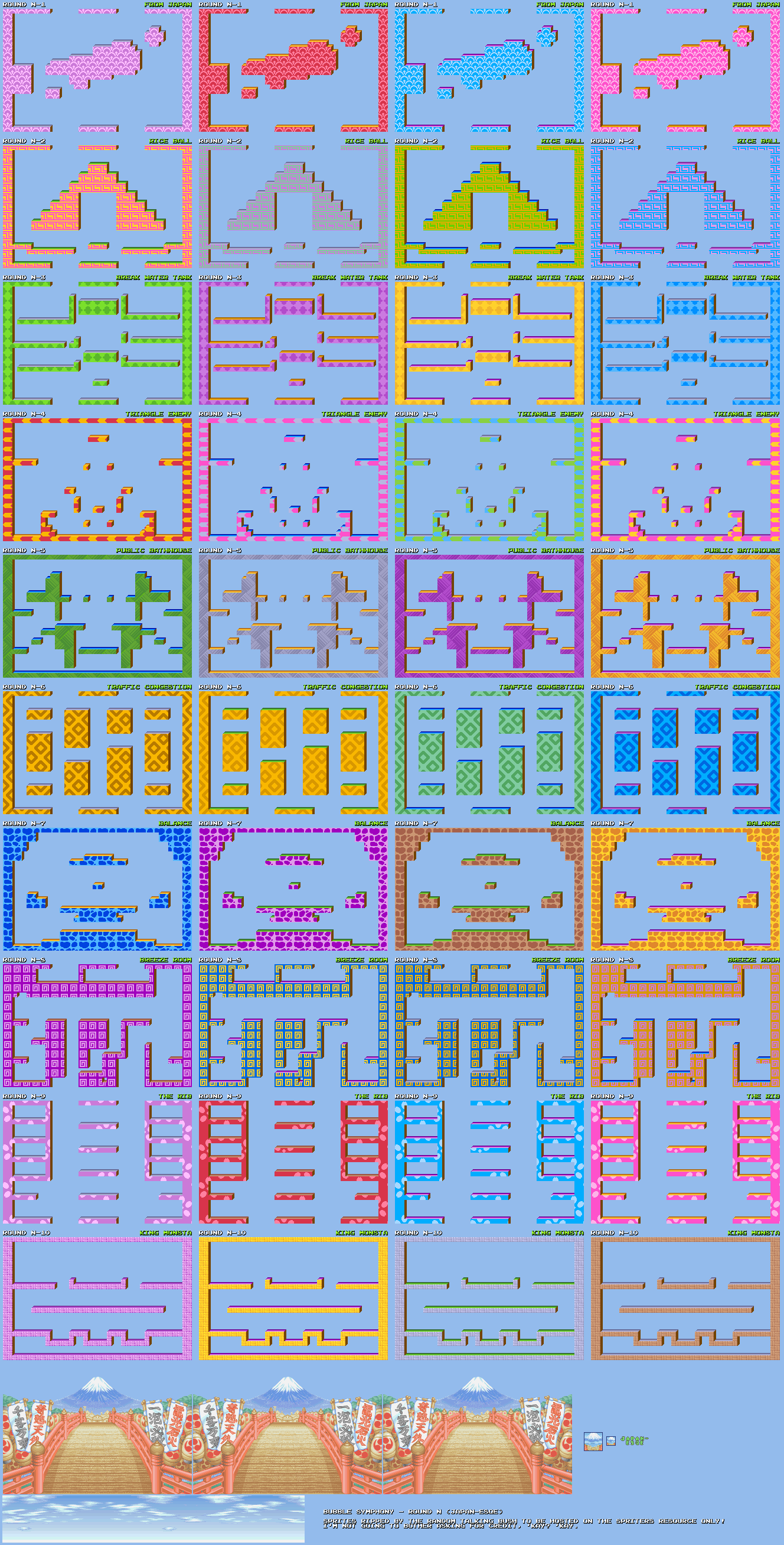 Bubble Symphony / Bubble Bobble II - Round N (Japan-esque)