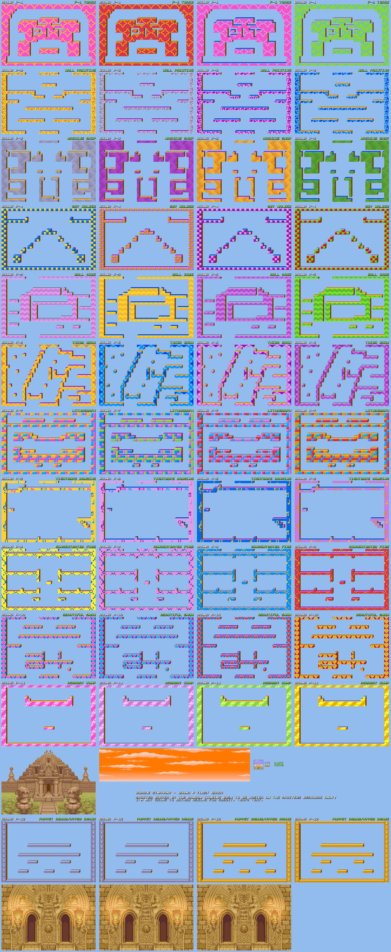 Bubble Symphony / Bubble Bobble II - Round P (Last Road)