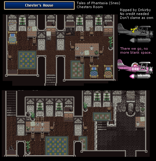 Tales of Phantasia (JPN) - Chester's House