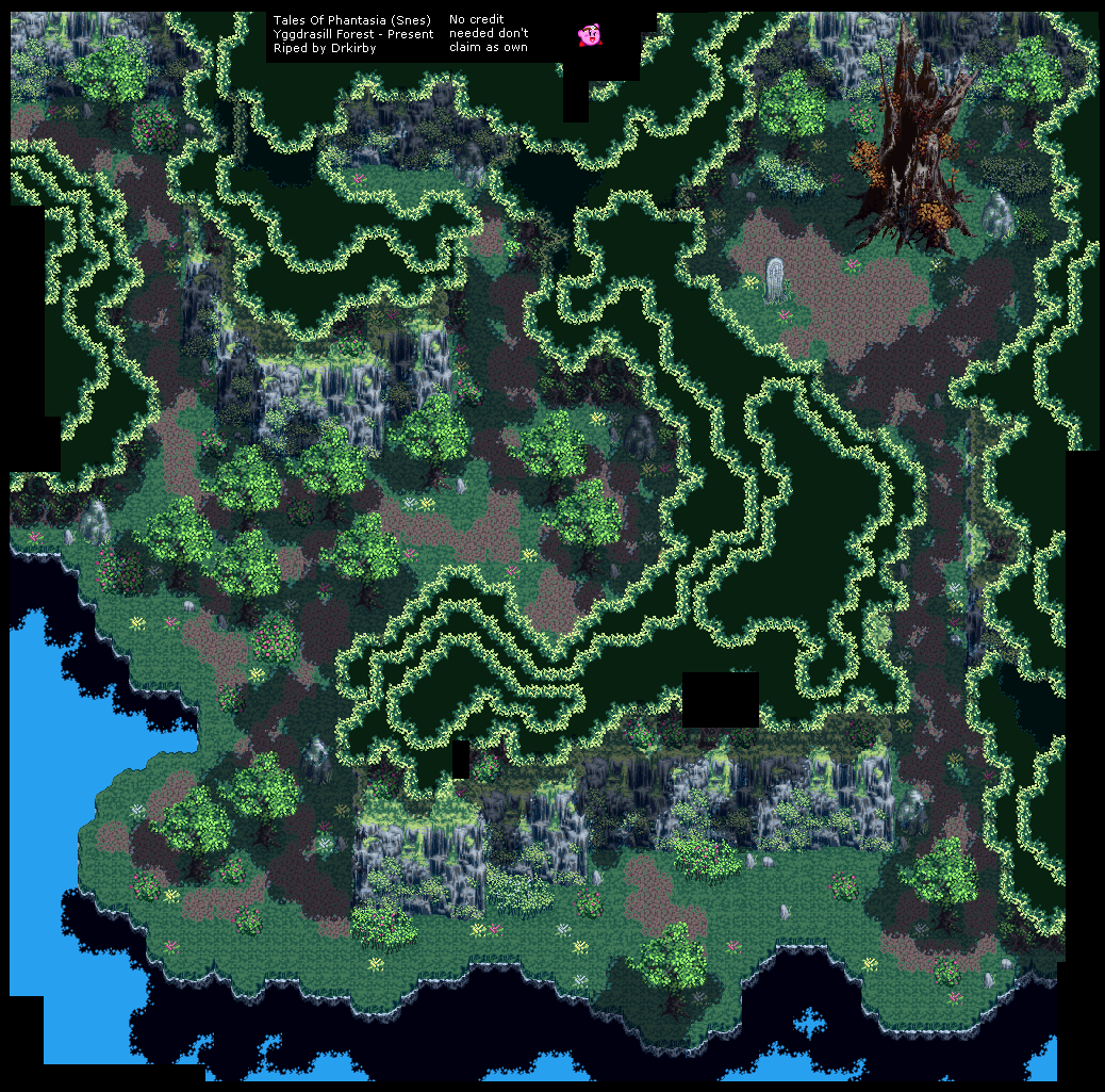 Tales of Phantasia (JPN) - Yggdrasill Forest Present