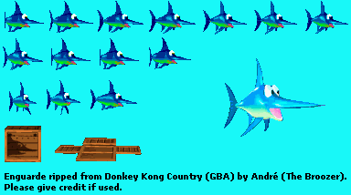 Donkey Kong Country - Enguarde