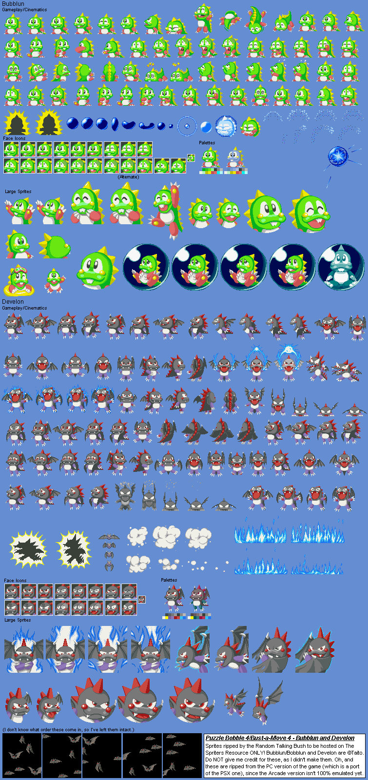 bust a move 4 sprites bust a move 4 sprites