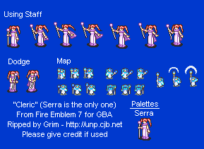 Fire Emblem: The Blazing Blade - Serra (Cleric)