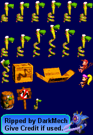 Donkey Kong Country 2 - Rattly