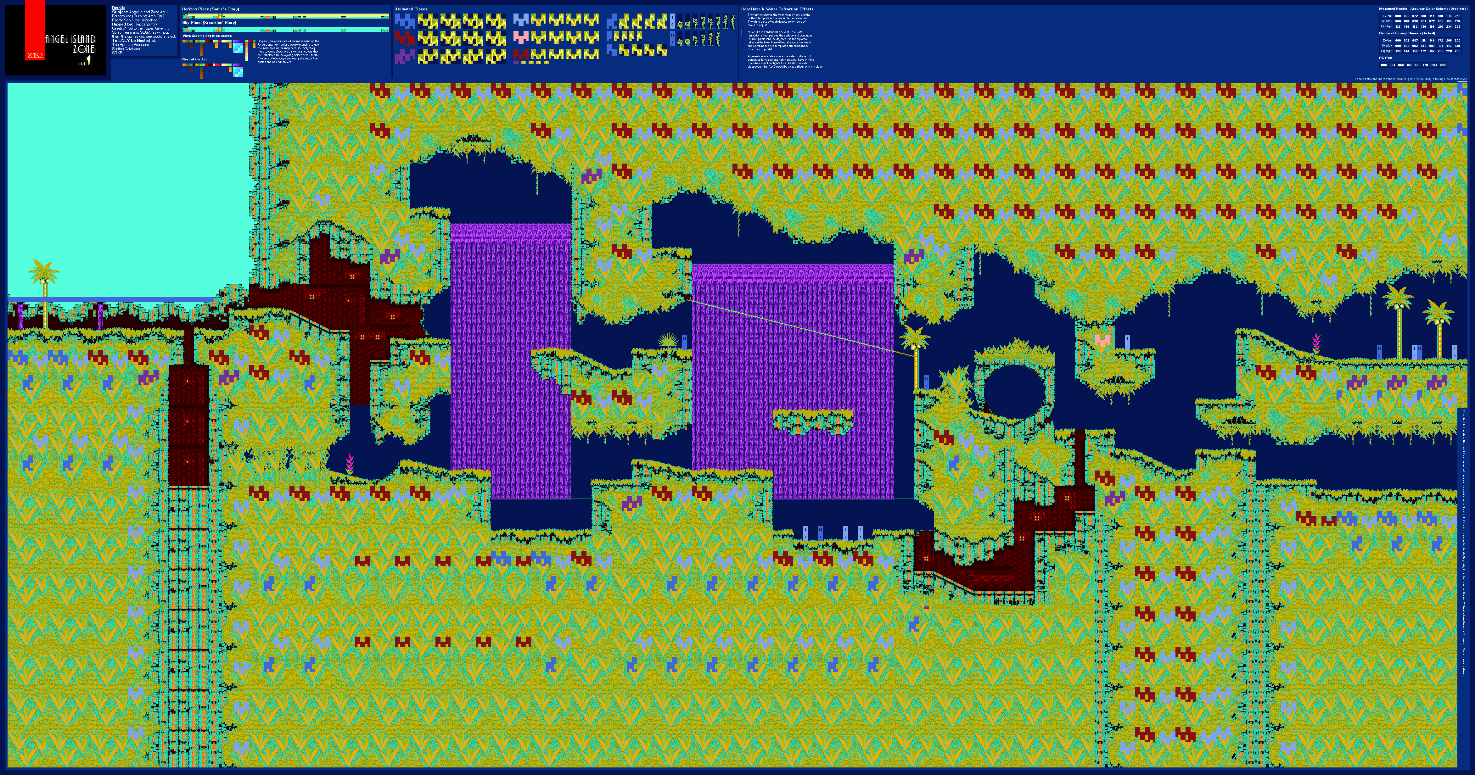 Angel Island Zone Act 1 (Burning, Dry)