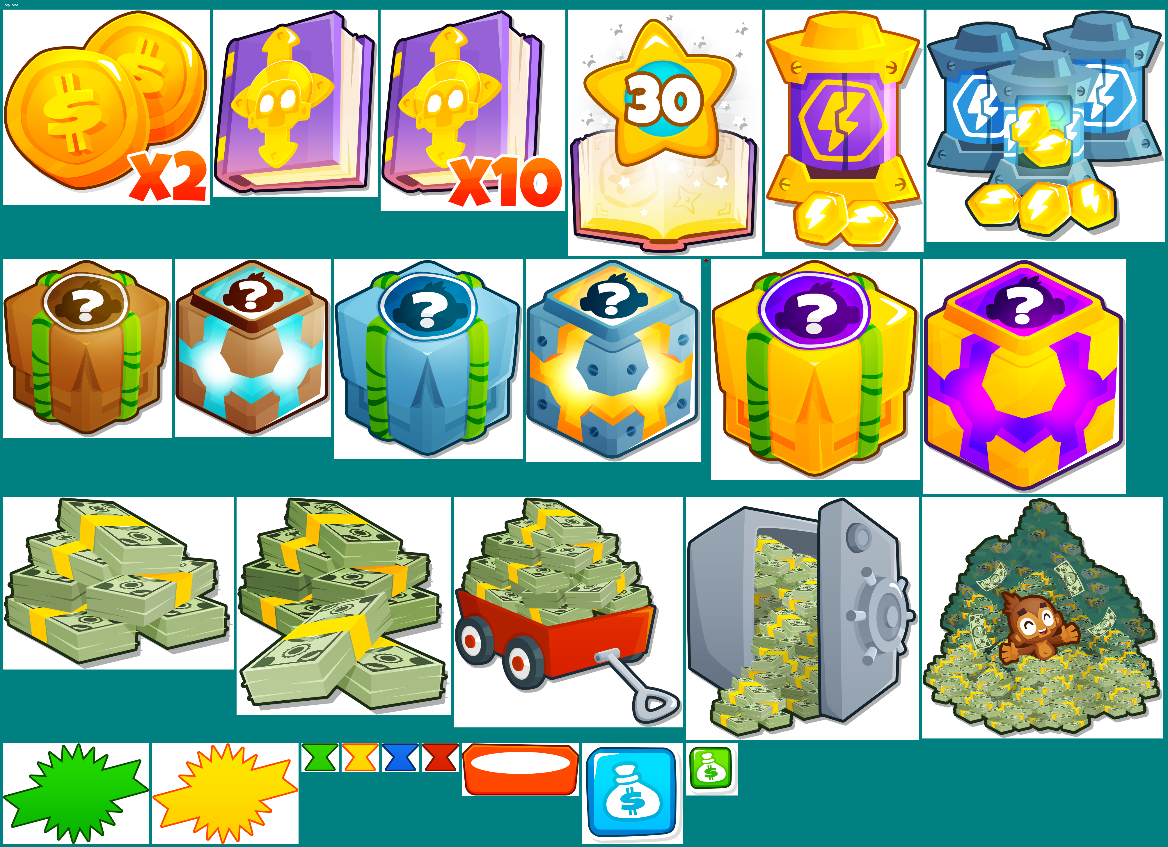 Bloons Tower Defense 6 - Shop Icons