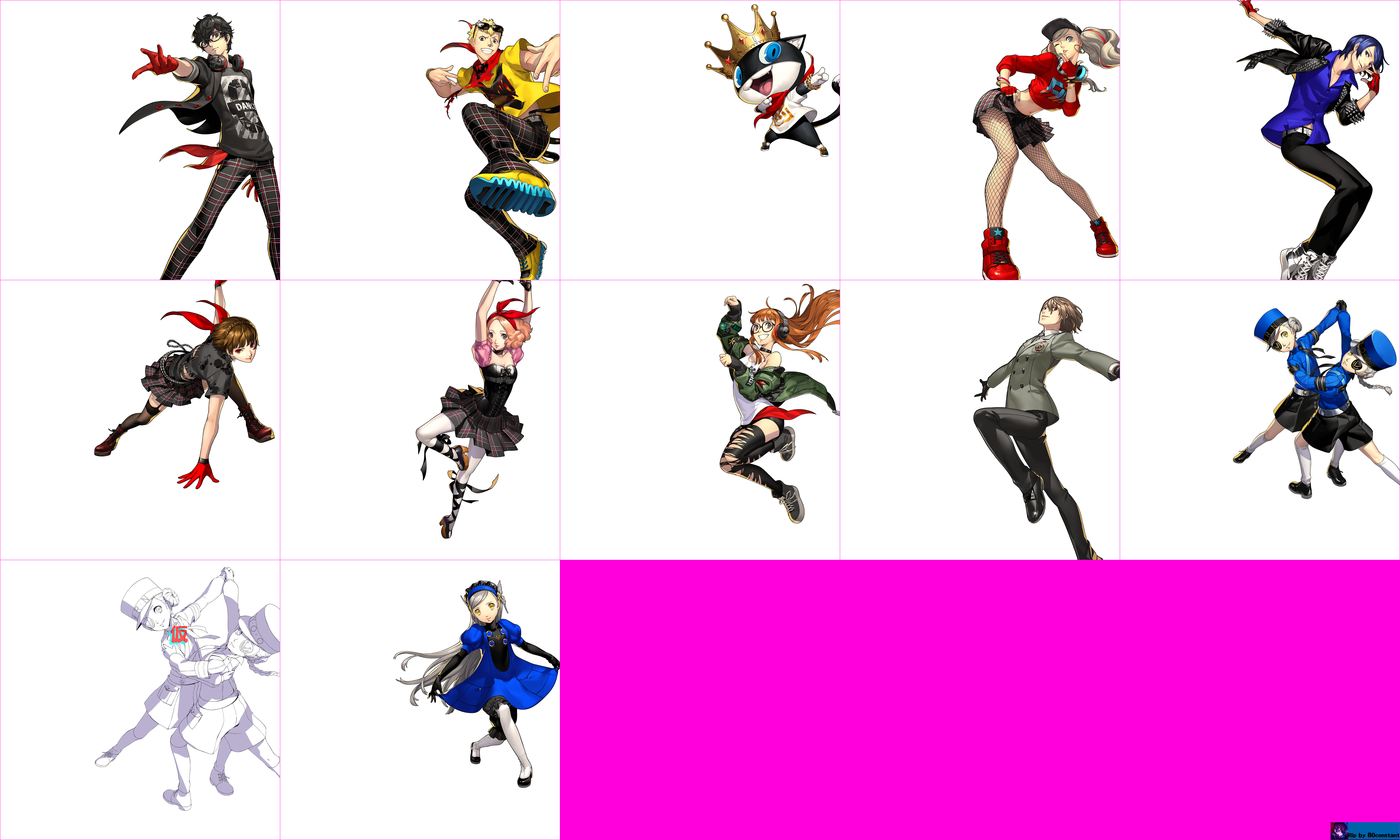 Persona 5: Dancing in Starlight - Results Portraits