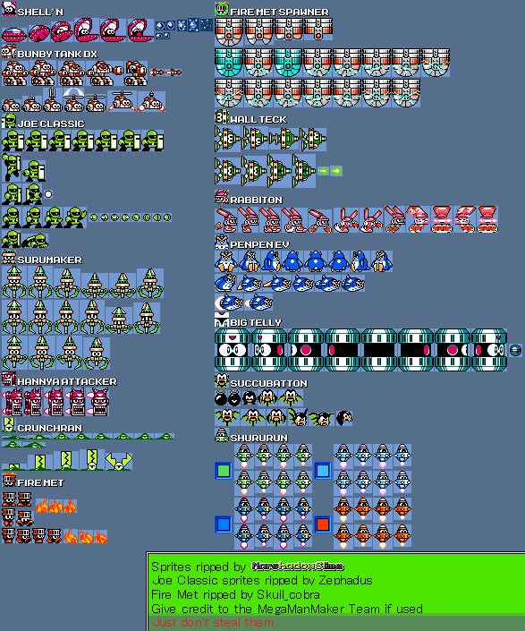 Enemies (Mega Man 08)