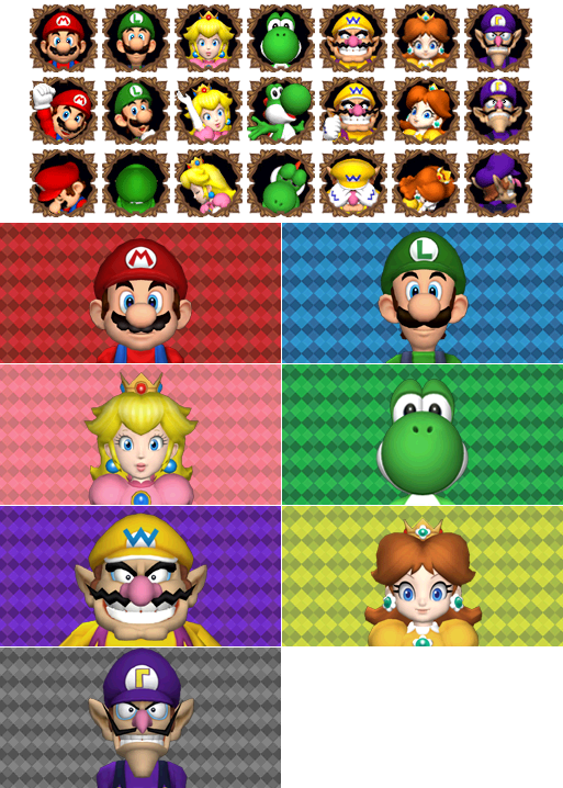 Mario Party 5 - Characters (Card Party)