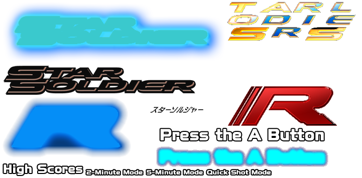 Star Soldier R - Title Screen