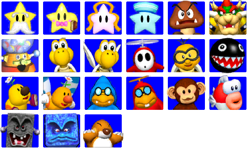 Mario Party 5 - Dialogue Portraits