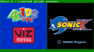 Sonic X (Leapster) - Licensed Splash Screens