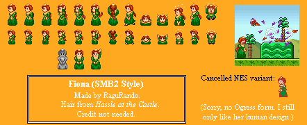 Fiona (Super Mario Bros. 2 SNES-Style)