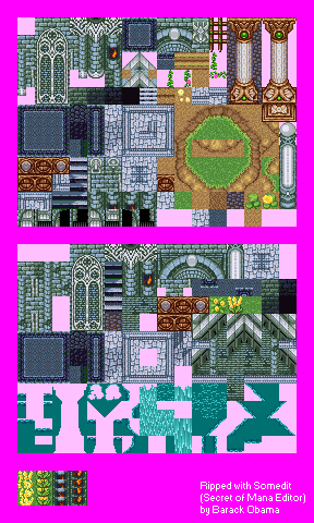 Secret of Mana - Water Palace (Exterior)