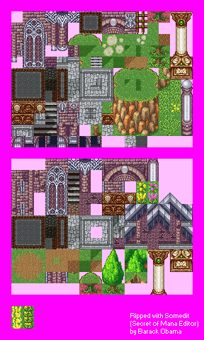 Secret of Mana - Wind Palace (Exterior)