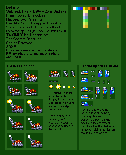 Badniks (Flying Battery Zone)