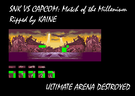 SNK vs. Capcom: The Match of the Millenium - Ultimate Arena Destroyed