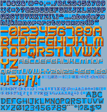 Ion Fury - Fonts