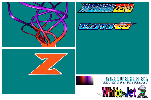 Mega Man Zero - Title Screen Effects