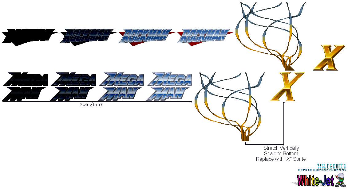 Mega Man X - Title Screen Effects