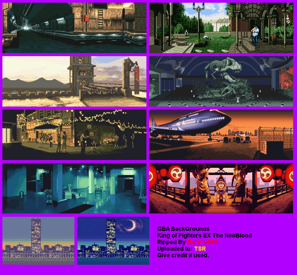 The King of Fighters EX: NeoBlood - Backgrounds