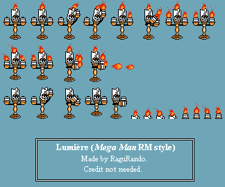 Lumière (Mega Man NES Robot Master-Style)