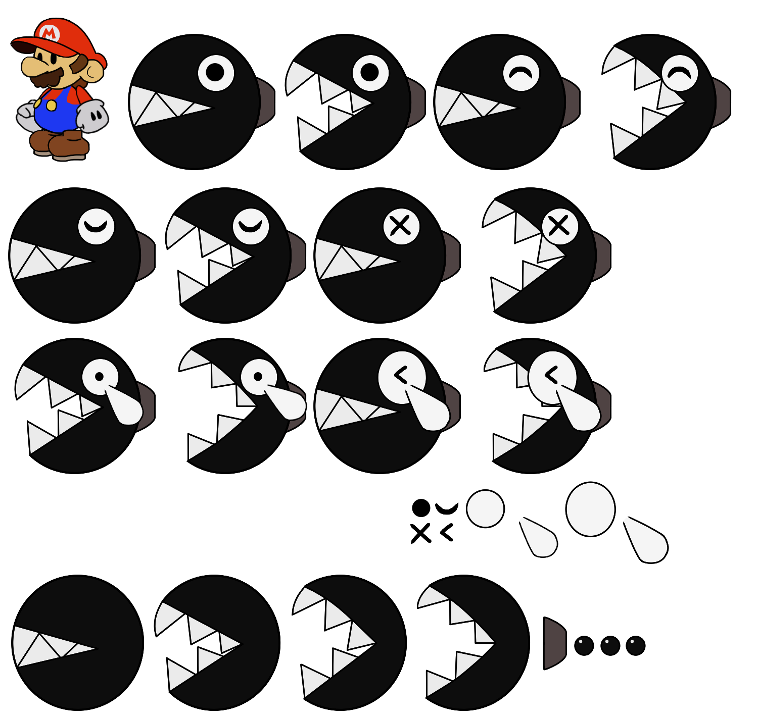 Ultimate Papercraft Super Mario 64 Chain Chomp - vrogue.co