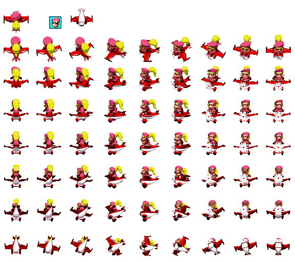 Diddy Kong Pilot (Prototype) - Dixie Kong