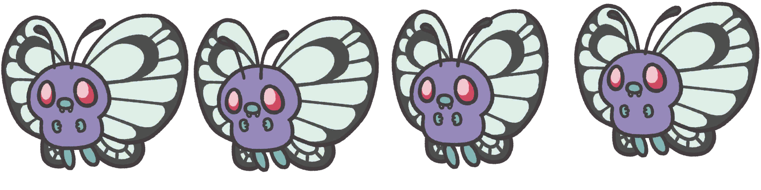 Mobile - Pokémon Smile - #012 Butterfree - The Spriters Resource