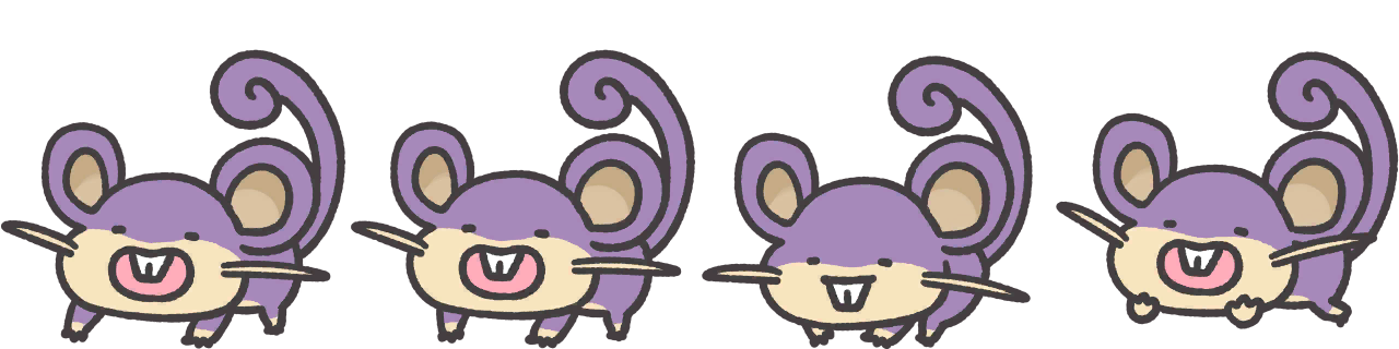 Pokémon Smile - #019 Rattata