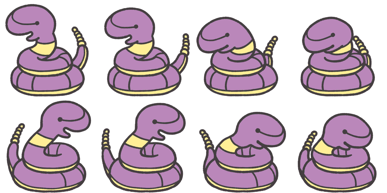 Pokémon Smile - #023 Ekans