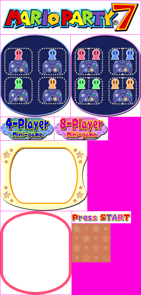 Mario Party 7 - E3 Title Screen & Menu