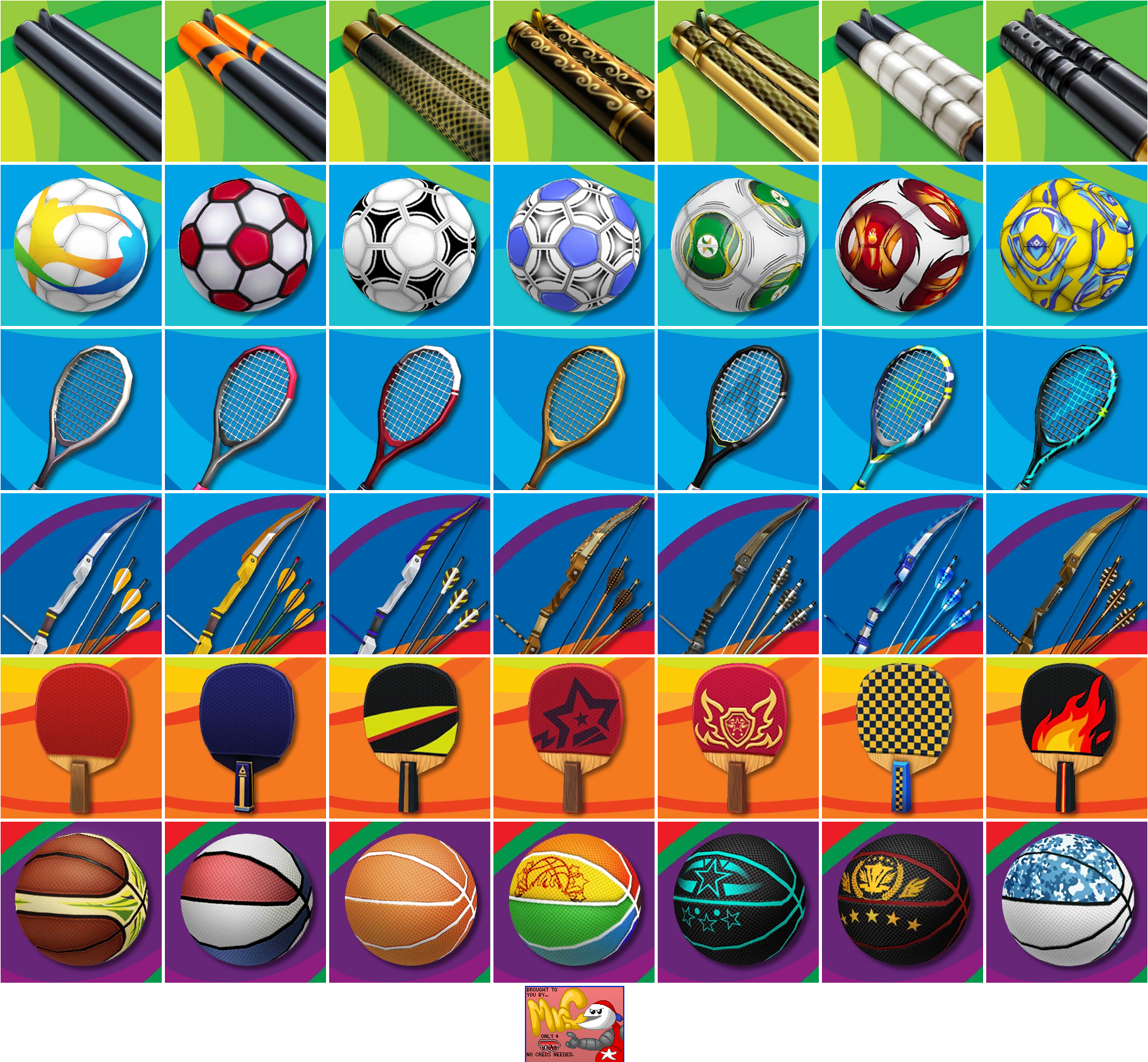 Rio 2016 Olympic Games - Equipment Icons