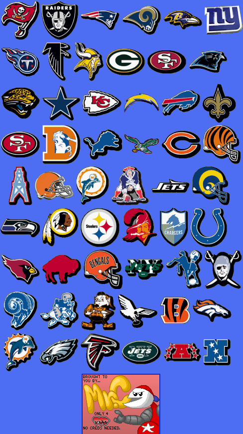 Madden NFL 09 - Team Logos (Small)