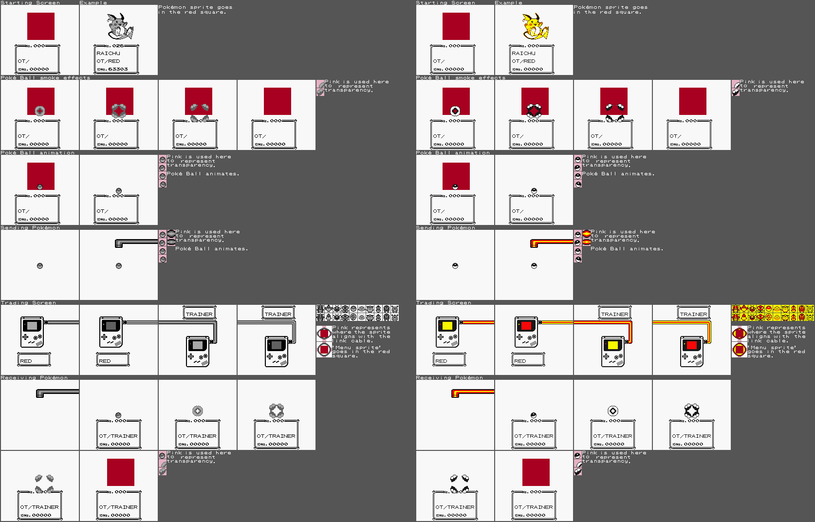 Trading Sequence (GB & GBC)