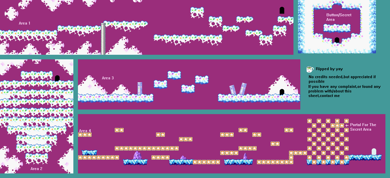 Kirby: Nightmare in Dream Land - Grape Garden Level 1