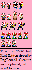 Super Mario World: Just Keef Edition (Hack) - Toad