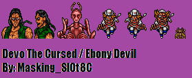 Jojo's Bizarre Adventure (JPN) - Devo the Cursed / Ebony Devil