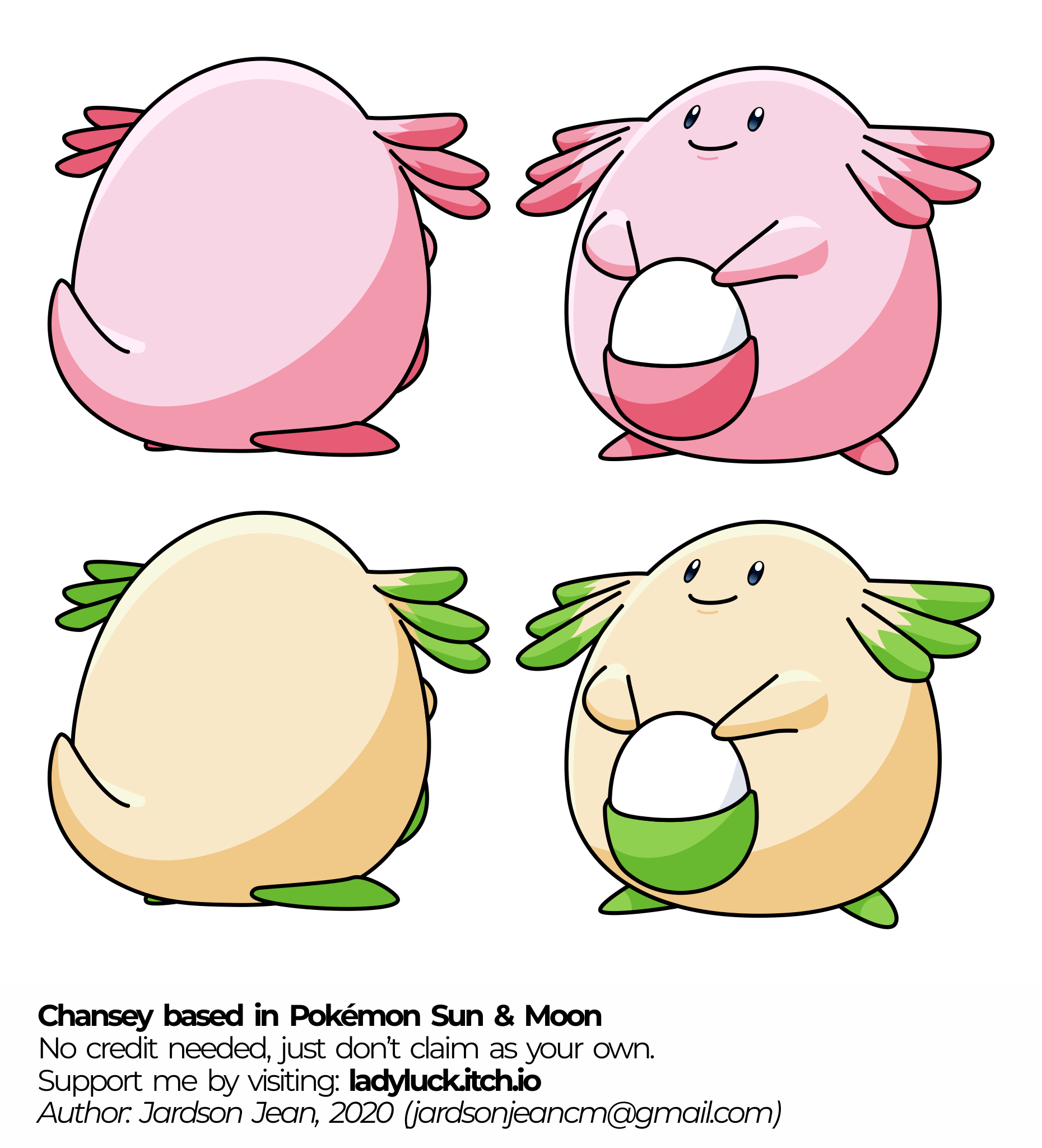 Pokémon Generation 1 Customs - #113 Chansey (Sword & Shield)