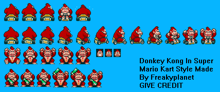 Donkey Kong (Super Mario Kart-Style)