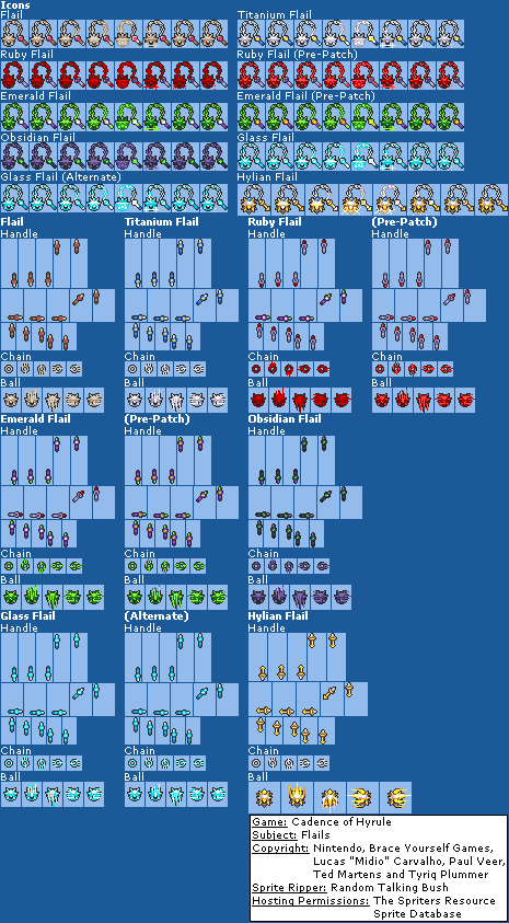 Cadence of Hyrule: Crypt of the NecroDancer Featuring The Legend of Zelda - Flails