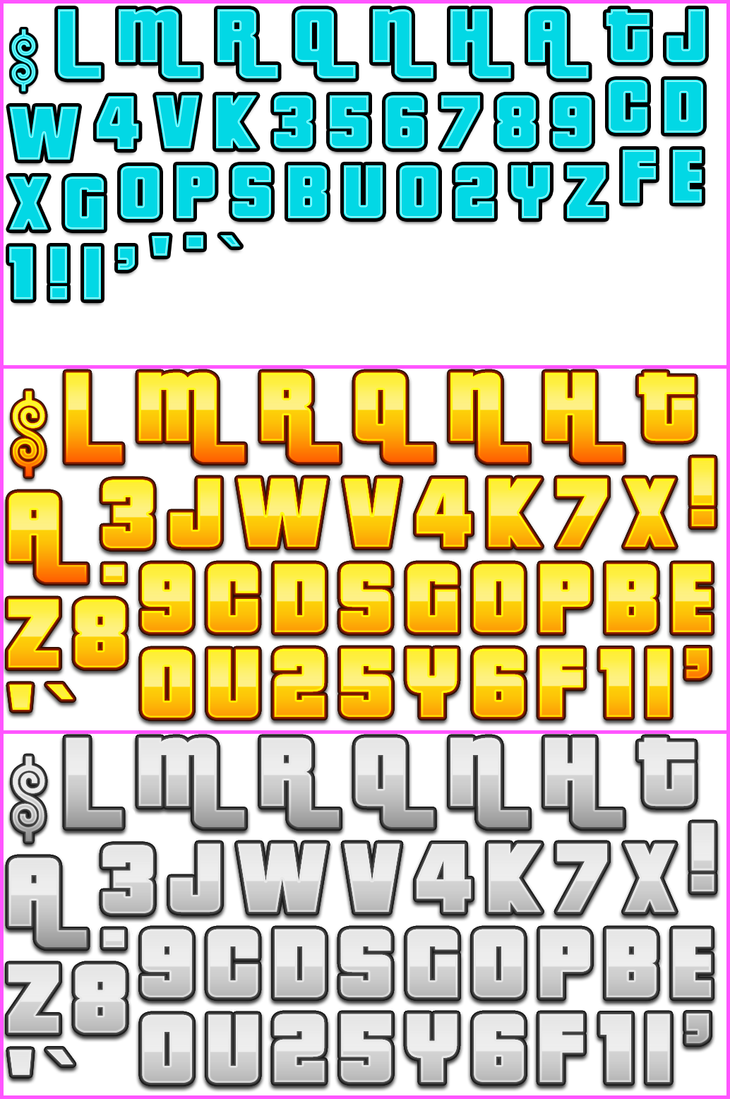 The Price is Right: Decades - Pricedown Fonts