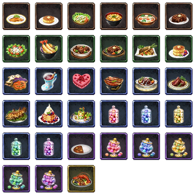 Castlevania: Grimoire of Souls - Food Icons