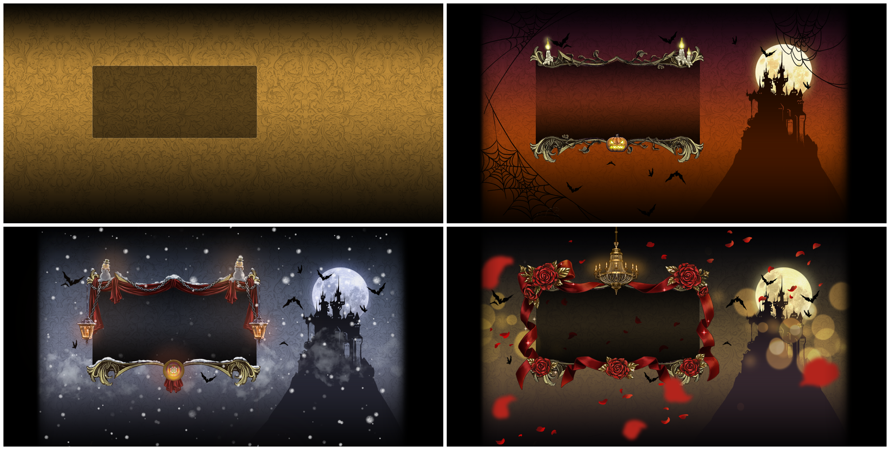 Castlevania: Grimoire of Souls - Login Screen Backgrounds